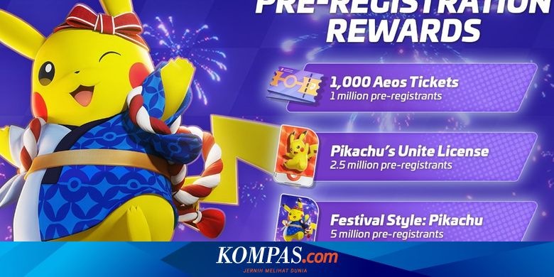 Rilis Versi Mobile, Pokemon Unite Buka Pra-Registrasi