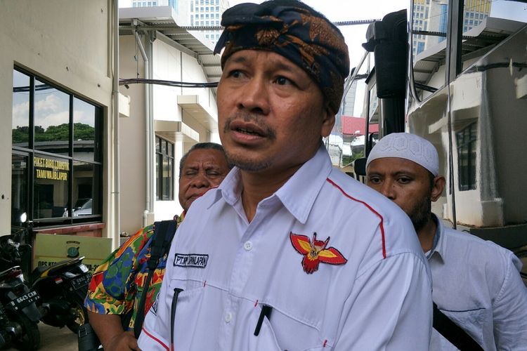 Budiyanto, pelapor kasus pemerasan senilai Rp 1 miliar saat berada di Polda Metro Jaya, Rabu (15/1/2020). Semula ia mengatakan, kasus itu melibatkan oknum polisi tetapi belakangan ia mencabut kembali penyataannya itu.