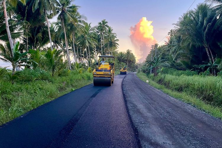 199 Kilometer Jalan di Pulau Talaud Ditarget Teraspal Mulus Tahun 2024