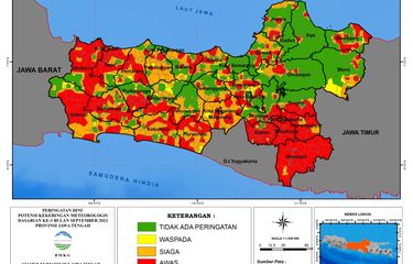 Peringatan kekeringan di Jateng