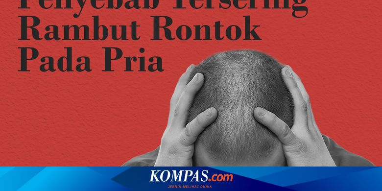 Infografik 6 Penyebab Rambut Rontok Pada Pria