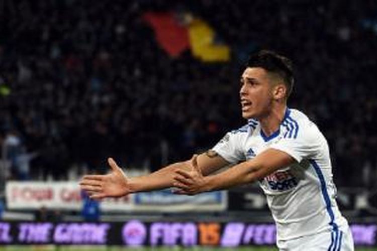 Gelandang Olympique Marseille, Lucas Ocampos.