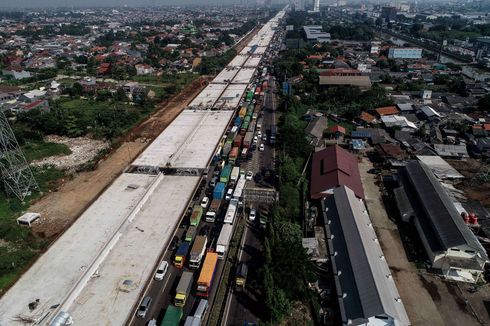 Sempat Ditutup, Simpang Susun Cikunir Jalan Tol Jakarta-Cikampek Kembali Dibuka