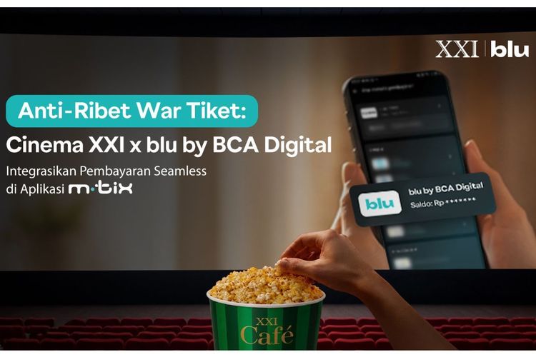 War Tiket Bioskop Antiribet, blu by BCA Digital Kini Terintegrasi di m.tix