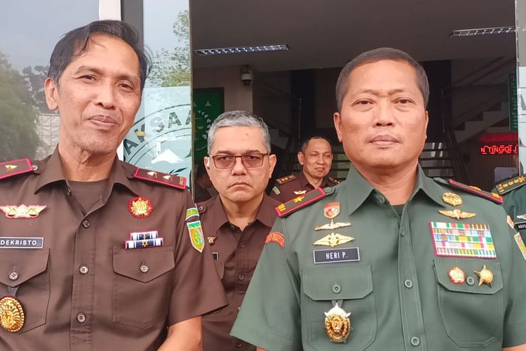Tindak Lanjuti Perpres, 50 Prajurit TNI Jaga Kejaksaan di Jambi