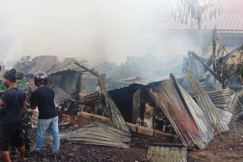 Sebuah Gudang di RSUD Umbu Rara Meha Sumba Timur Ludes Terbakar