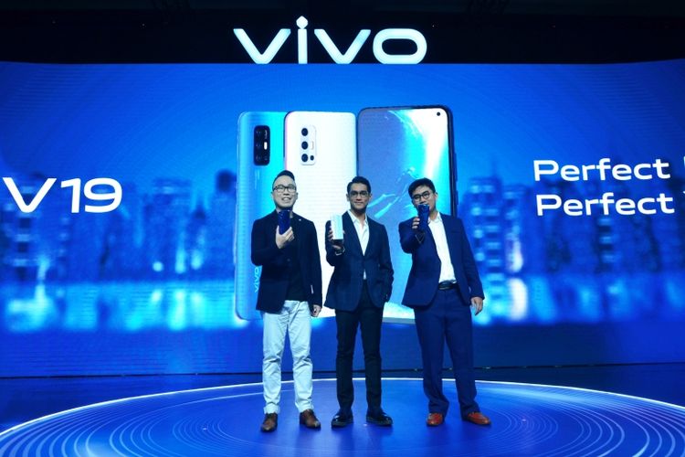 Acara peluncuran vivo V19 yang berlangsung Selasa (10/3/2020)