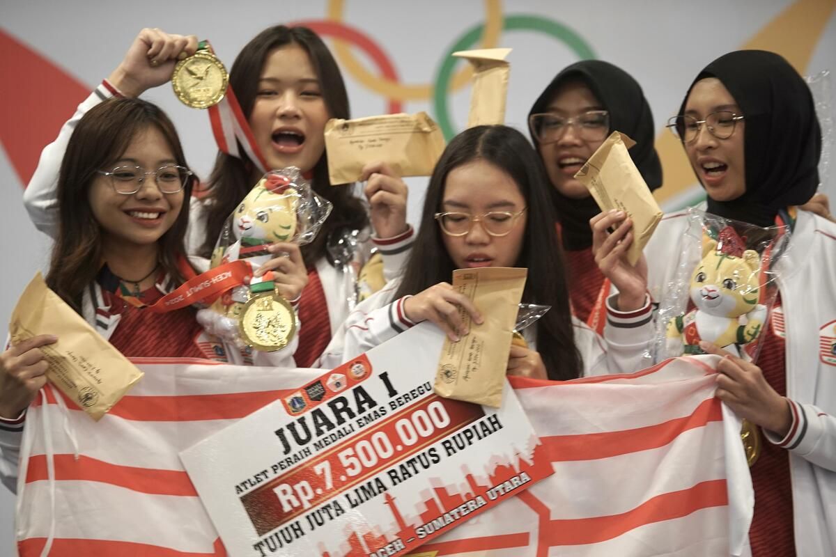 DKI Jakarta sapu bersih emas cabang olahraga catur kilat di PON XXI Aceh-Sumut, Rabu (11/9/2024).