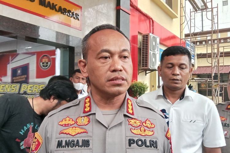 Kapolrestabes Makassar Kombes Pol Mokhamad Ngajib saat diwawancarai awak media di Mapolrestabes Makassar, beberapa waktu lalu.