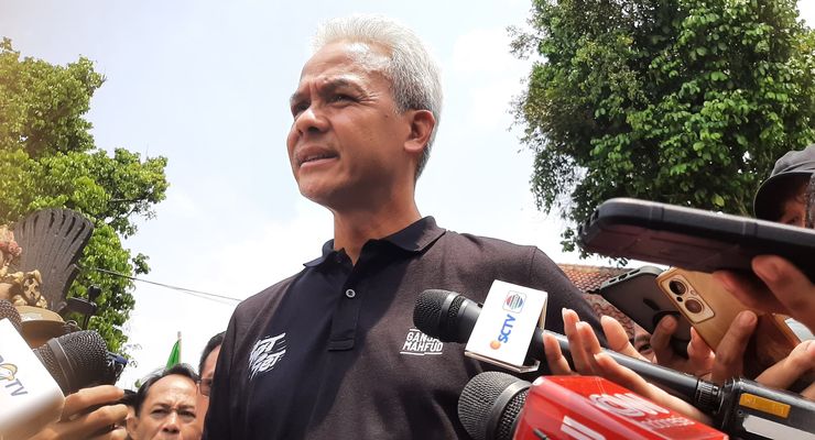 Konser Pendukungnya Ricuh Diduga karena Provokasi, Ganjar: Jangan Terpancing