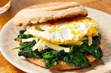 Resep Sandwich Isi Telur Bayam, Bisa untuk Bekal ke Kantor