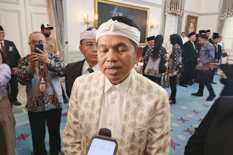Gubernur Jawa Barat, Dedi Mulyadi saat ditemui di Gedung Pakuan, Jalan Cicendo, Kota Bandung, Rabu (20/8/2025).