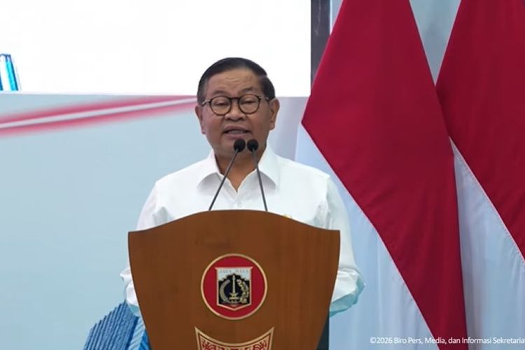 Pramono Puji Seskab Teddy di Peresmian LRT Jakarta: Beliau Membantu Banyak Acara