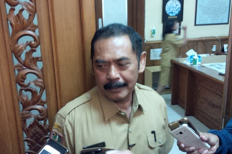 Wali Kota Surakarta, FX Hadi Rudyatmo di Solo, Jawa Tengah, Senin (23/3/2020).