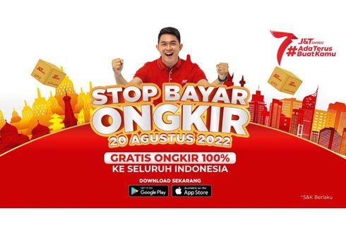 Rayakan Hari Jadi Ke-7, J&T Express Beri Pelanggan Bebas Ongkir 100 Persen