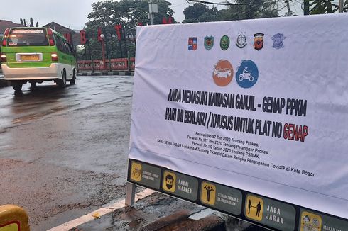 Mulai Berlaku, Berikut Titik Sekat dan Check Point Ganjil Genap Bogor