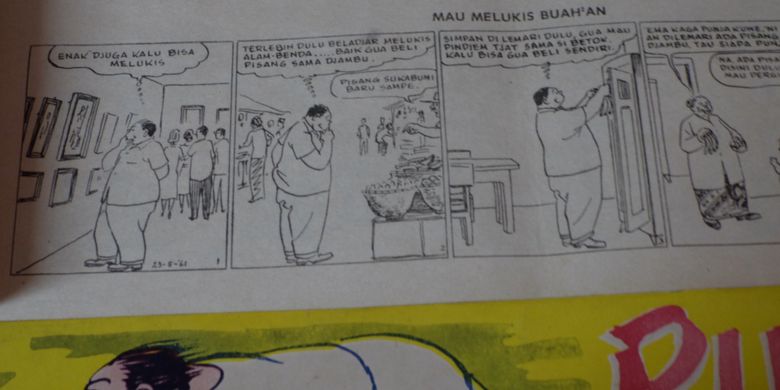 Komik pertama di Indonesia, Put On yang menjadi koleksi Museum Pustaka Peranakan Tionghoa 