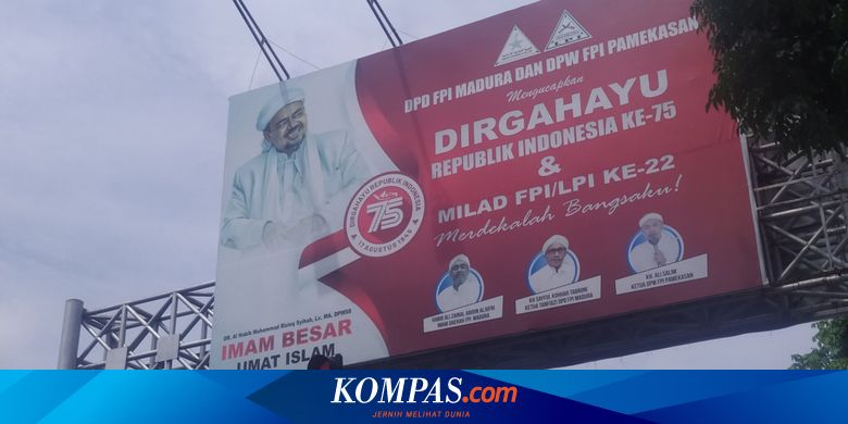 Soal Baliho Rizieq, Satpol PP: Kalau yang Memasang Bisa Menurunkan Sendiri, Itu Lebih Baik...