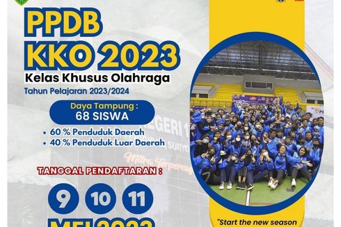 PPDB SMP Yogyakarta 2023 Buka Kelas Khusus Olahraga, Kuota 68 Siswa