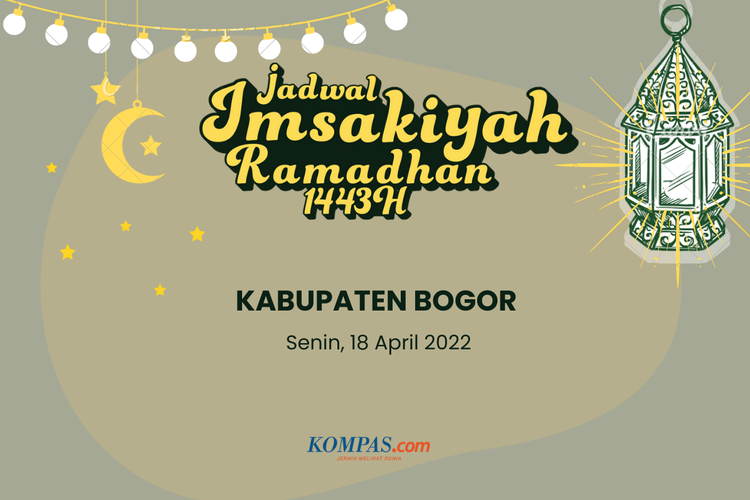 Berikut jadwal imsak dan buka puasa di Kabupaten Bogor dan sekitarnya hari ini, 18 April 2022

