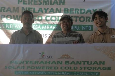 Cold Storage dari PT SMI Berikan Harapan Baru untuk Nelayan Desa Mbawi di NTB