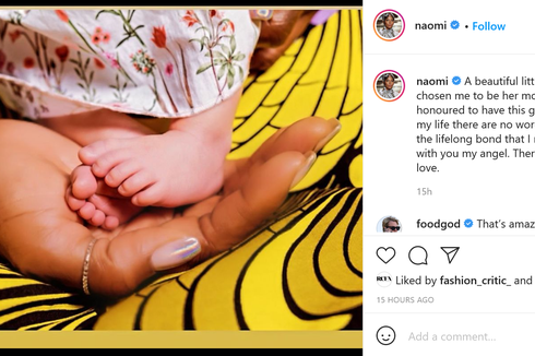 Naomi Campbell Sambut Kelahiran Anak Pertama di Usia 50 Tahun