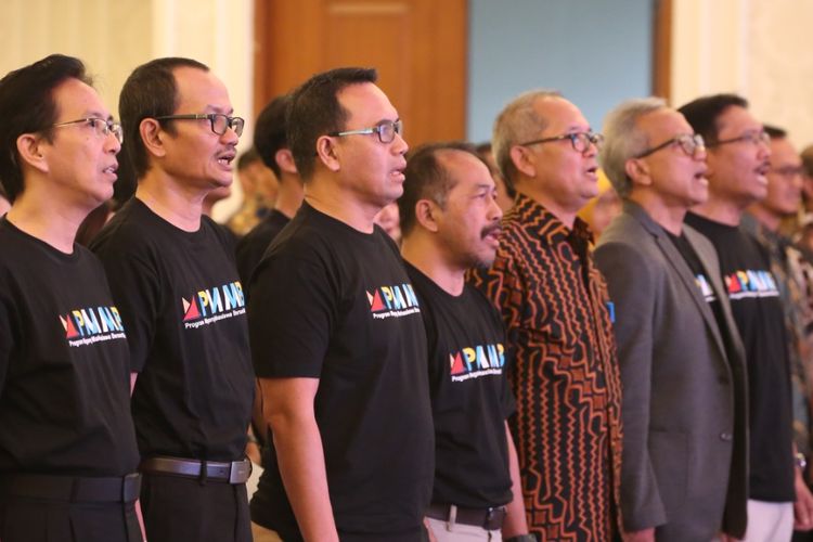 Peluncuran Program Magang Mahasiswa Bersertifikat (PMMB) 2020 hasil kerja sama antara Kementerian Pendidikan dan Kebudayaan dan Kementerian Badan Usaha Milik Negara melalui Forum Human Capital Indonesia (FHCI) di Jakarta.