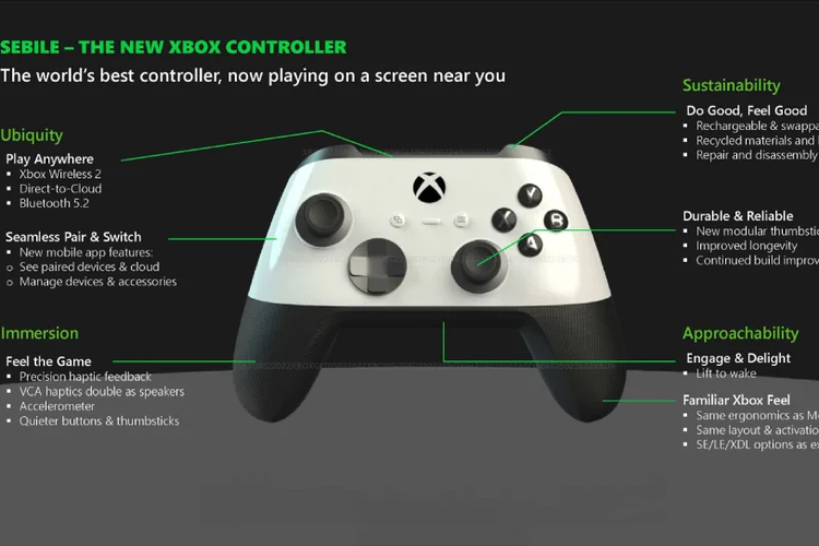 Controller baru Xbox dengan nama kode Sebile