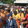Daftar Ikut Pikada Nganjuk, Ita dan Zuli Naik Becak ke KPU