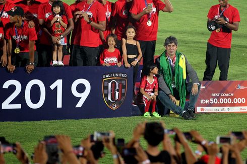 Cara Teco Merayakan Keberhasilan Bali United Juara Liga 1 2019