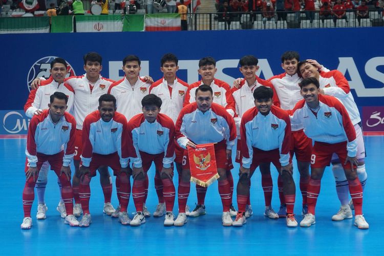 Starting timnas futsal Indonesia melawan Iran pada ajang final AFC Futsal ASIAN CUP 2026 di Indonesia Arena, Jakarta Pusat, Sabtu (7/2/2026).