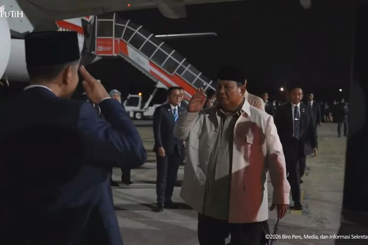 Prabowo Tiba di Jakarta Usai Kunjungan Kerja ke Jepang dan Korea Selatan