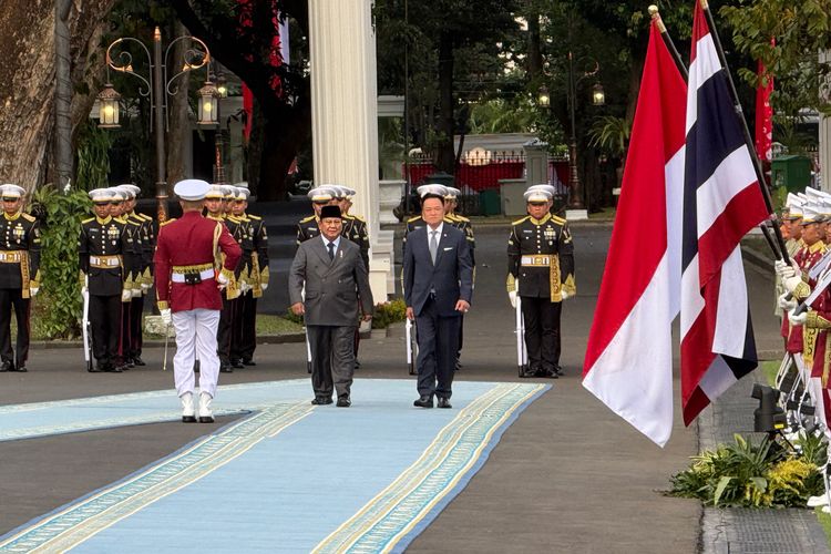 PM Thailand Temui Prabowo di Istana, Disambut Tarian Jaipong
