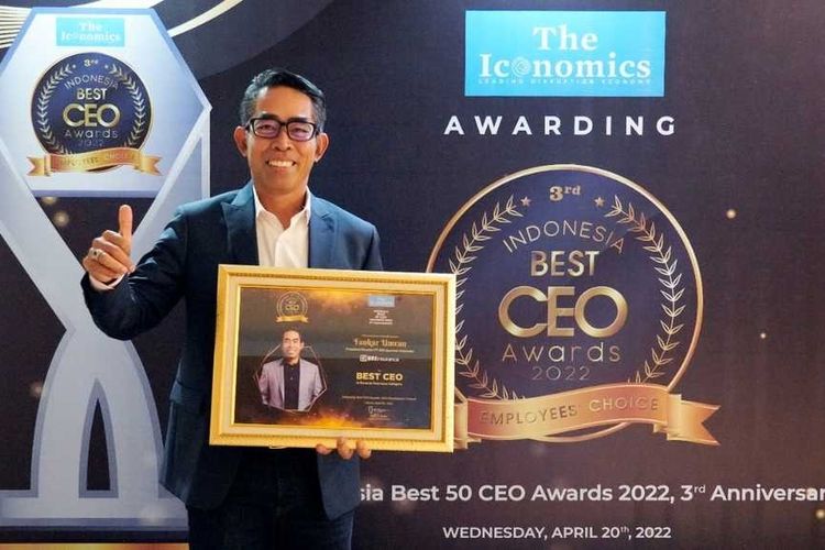 CEO BRINS Raih Penghargaan sebagai Top Executive of Insurance 2022