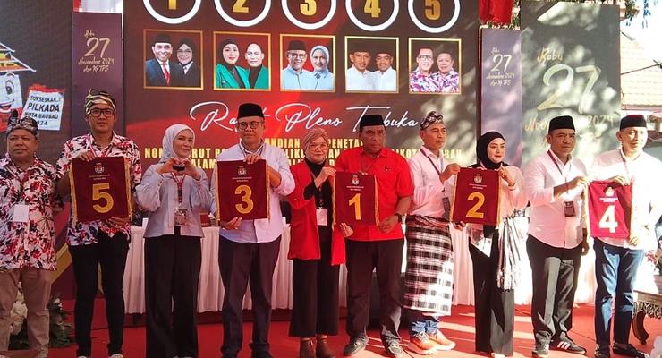 Pilkada Baubau 2024 Diikuti 5 Paslon, Siapa Saja Mereka?