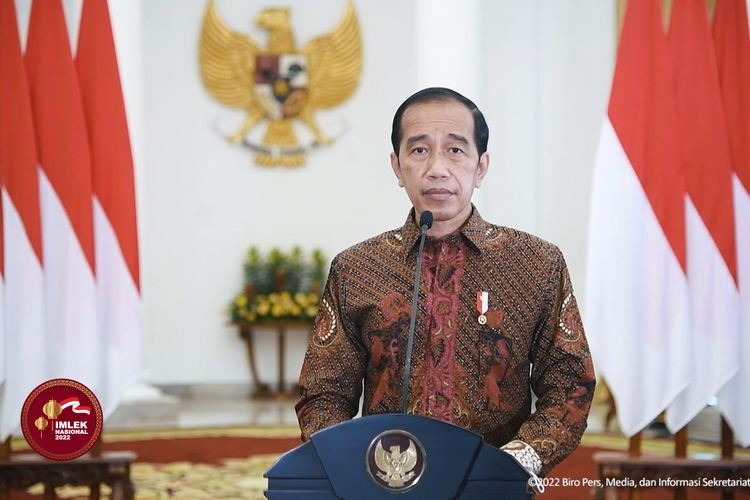 Presiden Republik Indonesia (RI) Joko Widodo (Jokowi) memberikan ucapan selamat Hari Raya Imlek