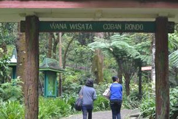 Wana Wisata Coban Rondo di Malang, Jawa Timur.