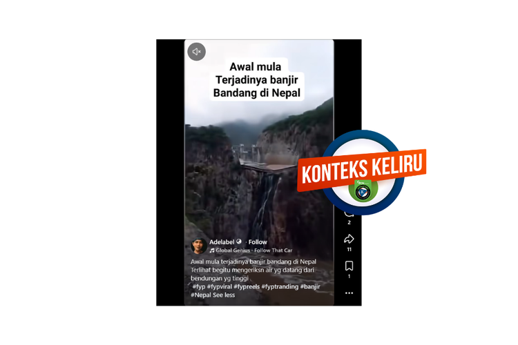 INFOGRAFIK: Video Ini Perlihatkan Bendungan di Meksiko, Bukan Awal Mula Banjir Nepal