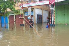 Warga Cari Ikan Saat Banjir di Semarang, Dalam 2 Jam Bisa Dapat 3 Kilogram Ikan