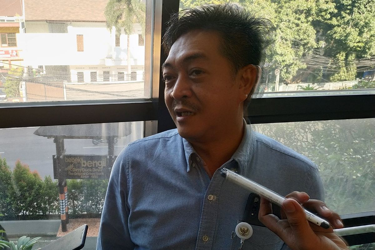 Komisioner Komisi Pengawasan Persaingan Usaha (KPPU) Kodrat Wibowo memberikan keterangan kepada awak media ketika ditemui di Jakarta Pusat, Selasa (10/9/2019).
