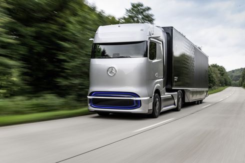Daimler AG Merilis Truk Berbahan Bakar Hidrogen Fuel-Cell