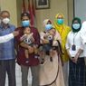 Setahun Dirawat di RSUP Medan, Bayi Kembar Siam Adam dan Aris Akhirnya Pulang ke Labuhanbatu