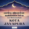 Jadwal Imsakiyah Kota Jayapura Hari Ini Selama Ramadhan 2026 versi Muhammadiyah