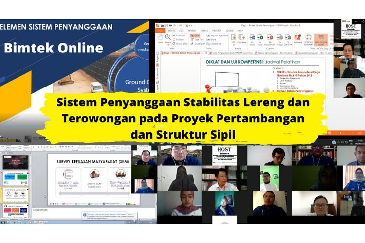 Meskipun dilakukan secara online, Ternyata bimtek PPSDM Geominerba mendapatkan antusiasme peserta cukup besar.