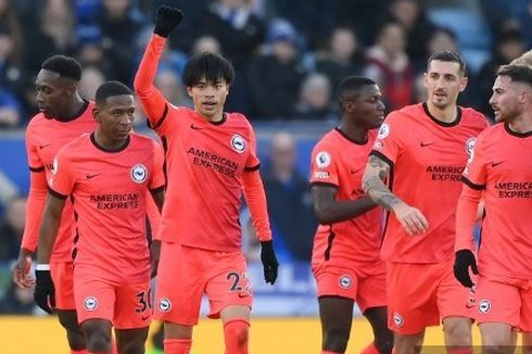 Leicester Vs Brighton, Kaoru Mitoma Cetak Gol seperti Arjen Robben