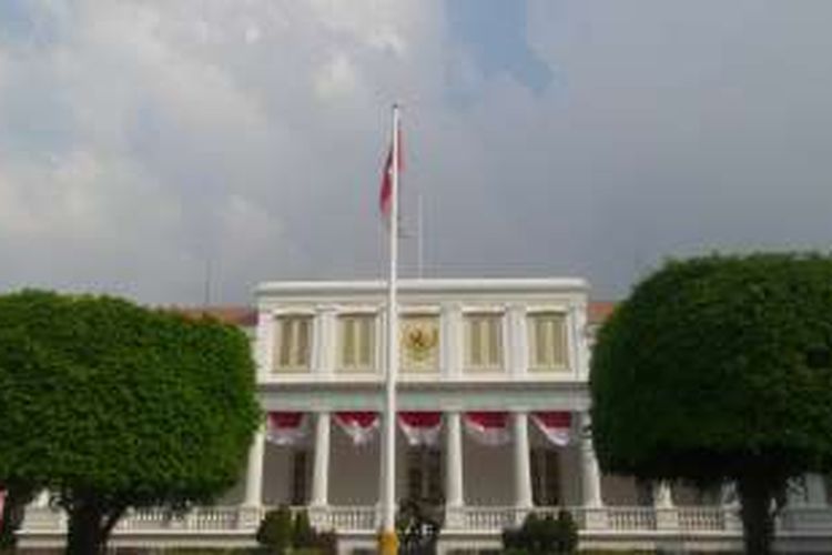 Suasana Istana Negara jelang Hari Kemerdekaan ke 71 Republik Indonesia.