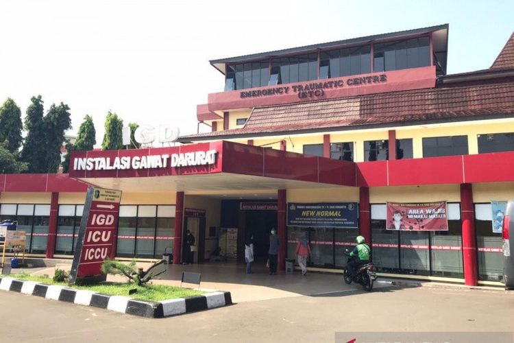 Suasana IGD Rumah Sakit Polri Kramat Jati pada libur Lebaran, Jumat (14/5/2021).