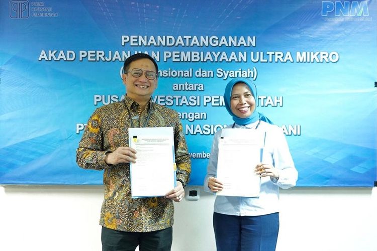 Penandatanganan kerja sama antara PNM dan PIP 

