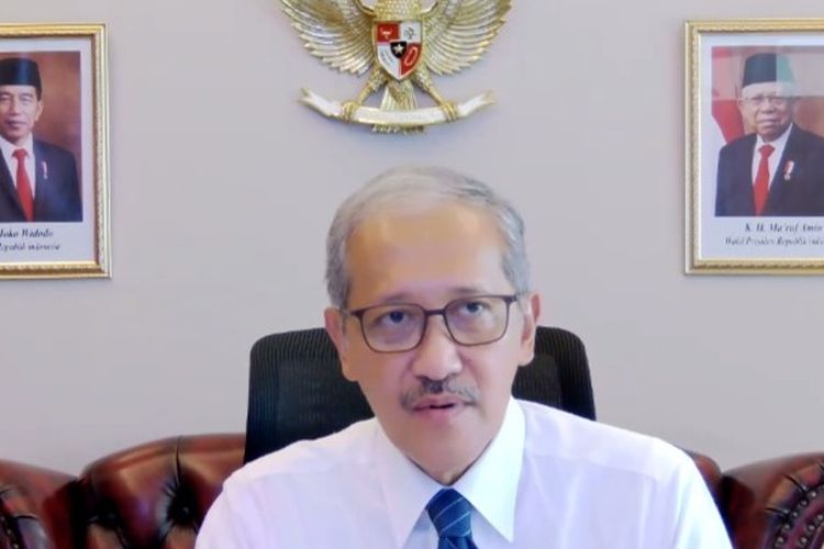 Deputi Gubernur BI Dody Budi Waluyo dalam diskusi virtual, Kamis (7/7/2022). Bank Indonesia (BI) menyebut telah terjadi multi krisis global.