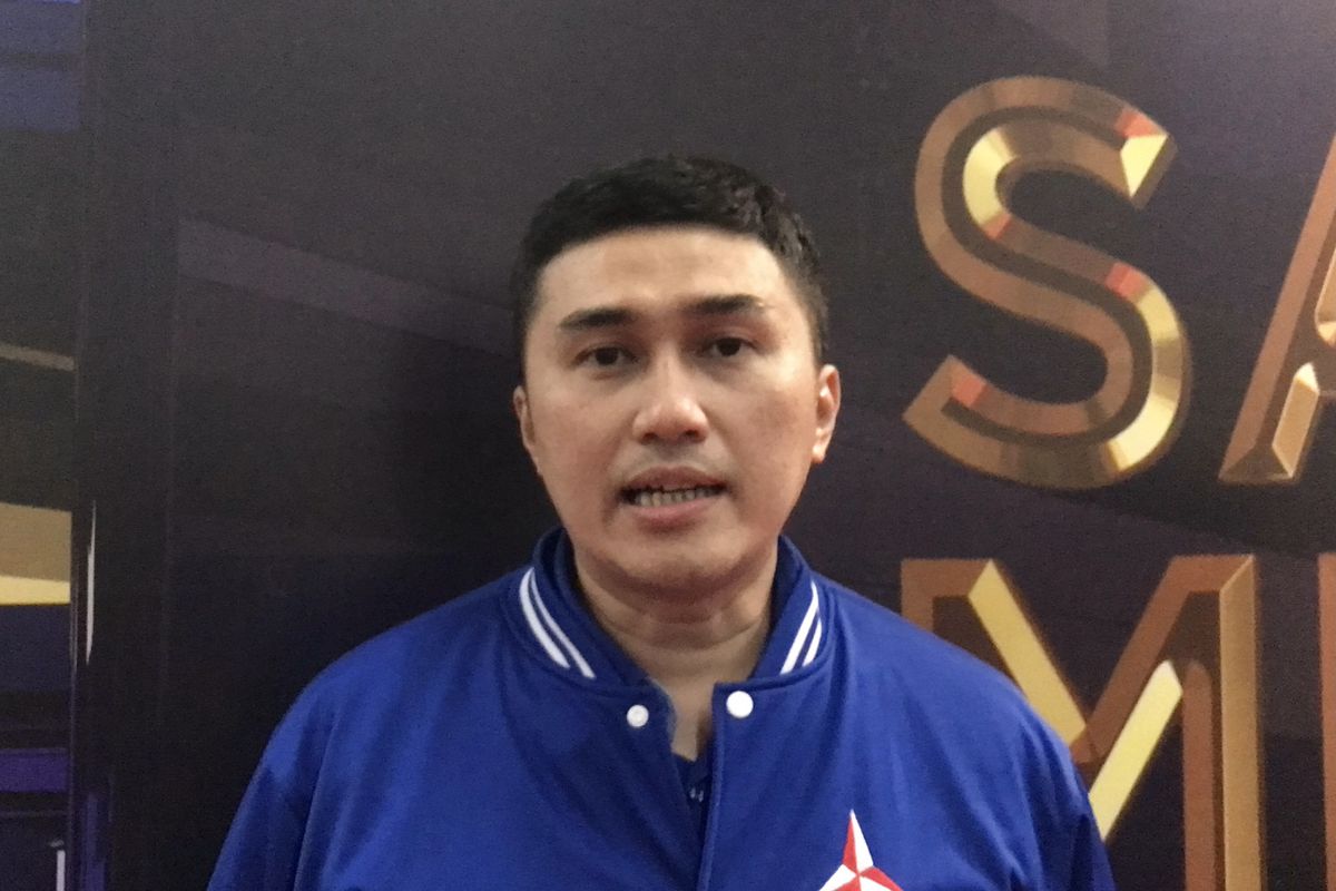 Kepala Badan Komunikasi Strategis DPP Partai Demokrat Herzaky Mahendrta Putra saat ditemui di Menara Kompas, Rabu (15/6/2022).